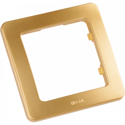 Рамка одноместная, скрытой установки, цвет золото | Р401-07 | HEGEL