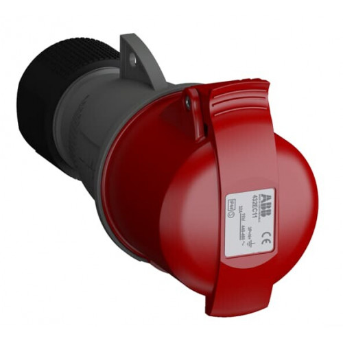 Розетка кабельная Easy&Safe 432EC11,32А,3P+N+E,IP44,11ч|2CMA102054R1000| ABB