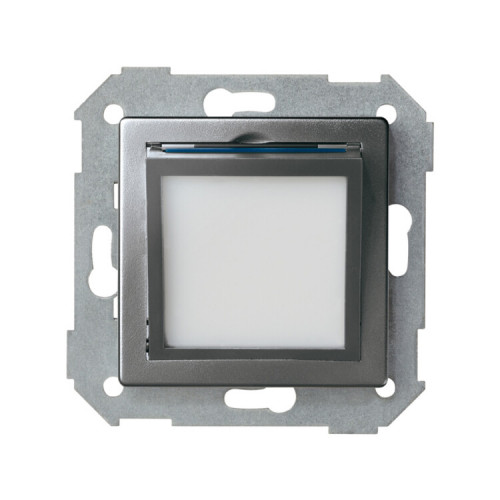 Simon 82 Накладка на ориентационный светодиодный светильник (регулирует направление луча), S82 Detail алюмини | 82036-93 | Simon