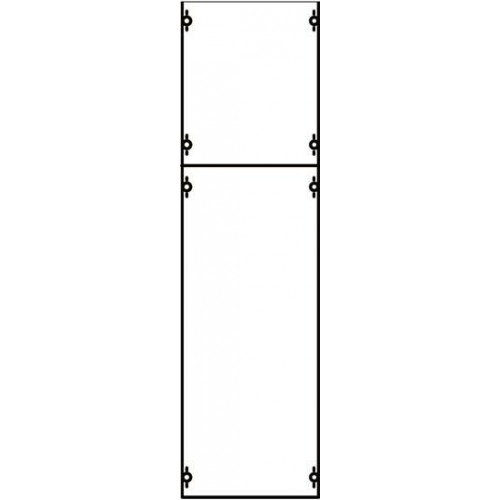Панель с защитым пластроном и дин-рейкой | 1B2A | ABB
