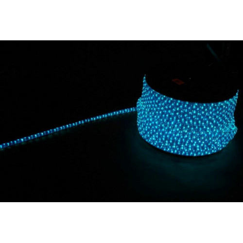 Дюралайт светодиодный LED-F3W 3-х жильный , синий-белый 2,88Вт/м 72LED/м 50м 220V | 26211 | Feron