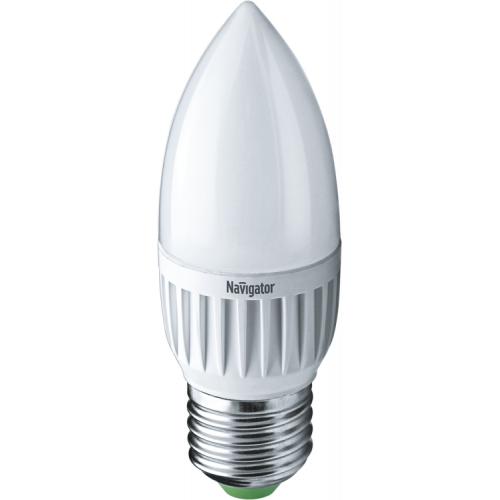Лампа светодиодная LED 5Вт Е27 230В 4000К NLL-P-C37-5-230-4K-E27-FR свеча матовая | 94483 | Navigator