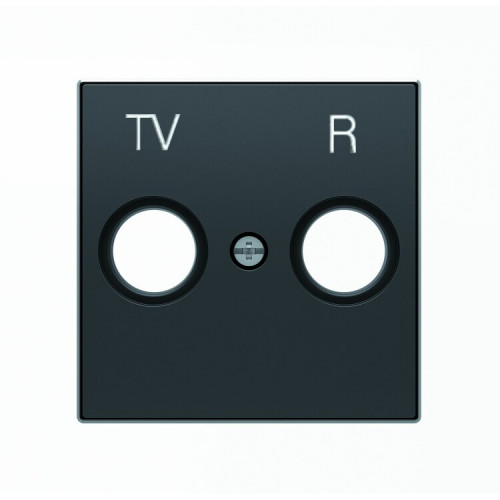 Накладка для TV-R розетки, серия SKY, цвет чёрный бархат|2CLA855000A1501| ABB