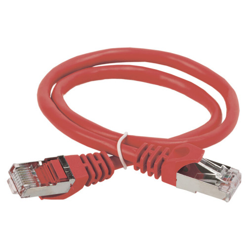Коммутационный шнур кат. 5Е FTP PVC 10м красный | PC04-C5EF-10M | ITK