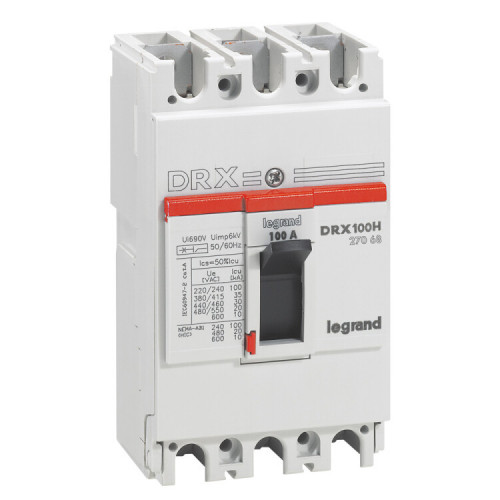 DRX125 термомагнитный 100A 3П 36KA | 027068 | Legrand