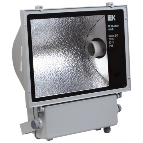 Прожектор ГО 03-400-01 400Вт IP65 серый симметричный | LPHO03-400-01-K03 | IEK
