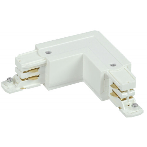 Соединитель L-образный внутренний для трехфазного шинопровода осветительного белый | LPK0D-SLV-3-K01 | IEK