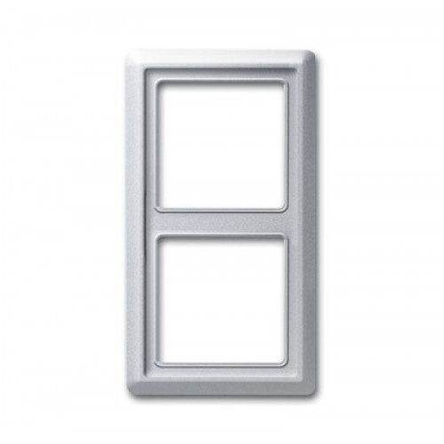 Рамка 2-постовая, серия Allwetter 44, цвет серебристо-алюминиевый | 1730-0-0278 | 2CKA001730A0278 | ABB