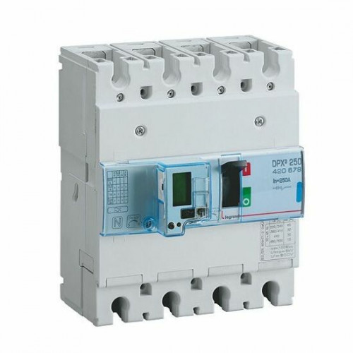 Автоматический выключатель DPX3 250 - эл. расцепитель - с изм. блоком - 70 кА - 400 В~ - 4П - 250 А | 420679 | Legrand