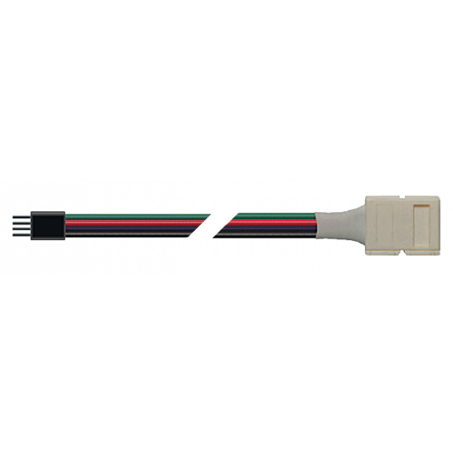 Коннектор для светодиодной ленты LED PLSC-10x4/15/4pin (5050 RGB) 5 штук в упаковке | 1017161 | Jazzway
