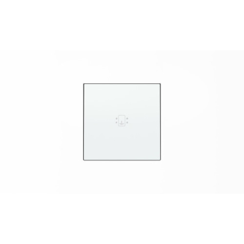 Накладка для механизма карточного выключателя с линзой подсветки и маркировкой, серия SKY, цвет альпийский белый|2CLA851400A1101| ABB