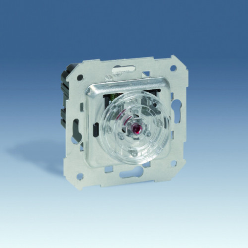 Simon 75 Механизм Выключатель нажимной вспомогательный к выключателю релейному с голубой подсветкой, S82, S82N, S88, S | 75306-69 | Simon