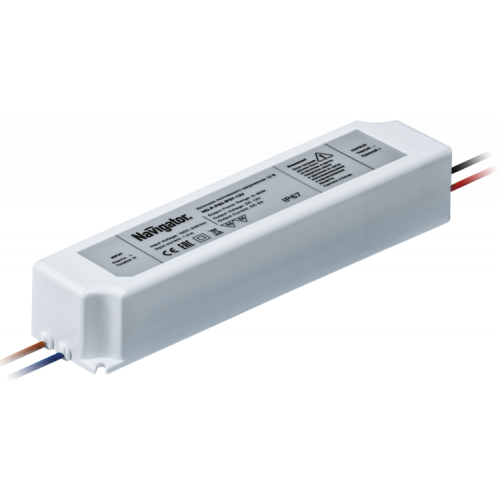 Драйвер для светодиодной ленты LED ND-P-P60-IP67-12V 60Вт 12В IP67 | 71497 | Navigator