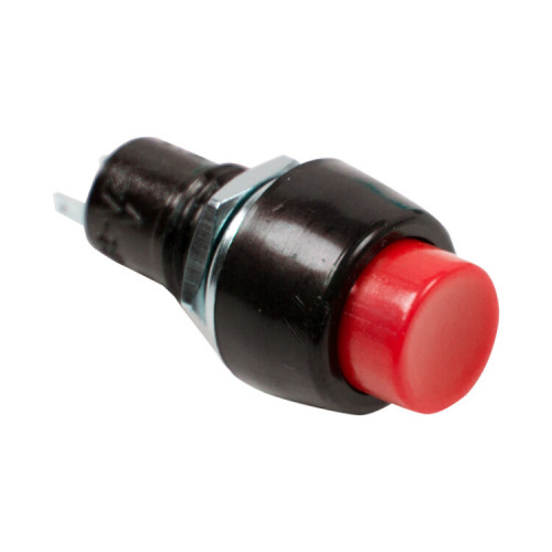 Выключатель-кнопка 250V 1А (2с) (ON)-OFF Б/Фикс красная Micro | 36-3080 | REXANT