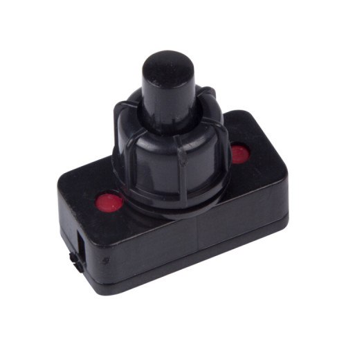 Выключатель-кнопка 250V 1А (2с) ON-OFF черный (для настольной лампы) | 36-3011 | REXANT