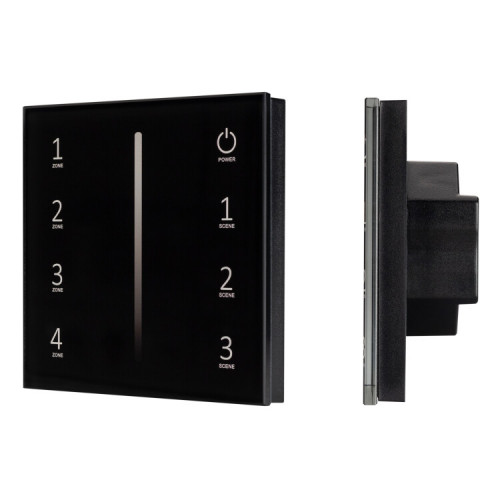 Панель Sens SMART-P41-DIM Black (230V, 0/1-10V) | 028112 | Arlight