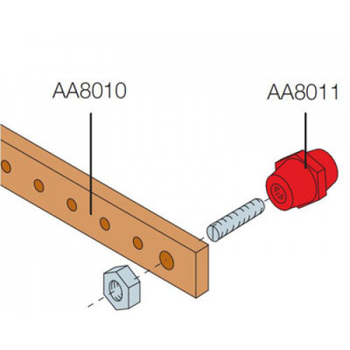 Изолятор шины (1упак=5шт) | AA8011 | ABB