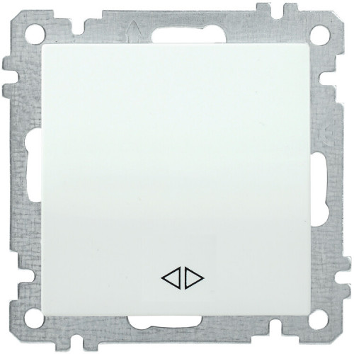 BOLERO белый Выключатель 1-клавишный перекрестный 10А ВС10-1-3-Б | EVB13-K01-10-1 | IEK