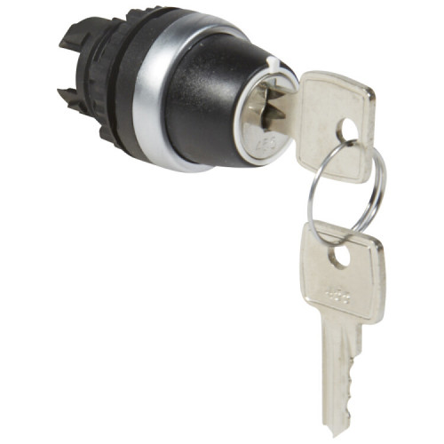Переключатель с ключом № 455 - Osmoz - для комплектации - без подсветки - IP 66 - 3 положения с фиксацией - 90° | 023960 | Legrand