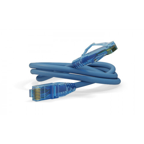 Патч-корд PC-LPM-UTP-RJ45-RJ45-C6-1.5M-LSZH-BL U/UTP, Cat.6, LSZH, 1.5 м, синий | 230219 | Hyperline