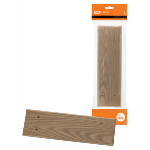 Накладка на бревно деревянная универсальная НБУ 1Пх4 280 мм, под покраску | SQ1821-0329 | TDM