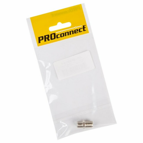 Переходник антенный, (гнездо F - гнездо F), бочка, (1шт.) (пакет) PROconnect | 05-4201-6-7 | PROconnect