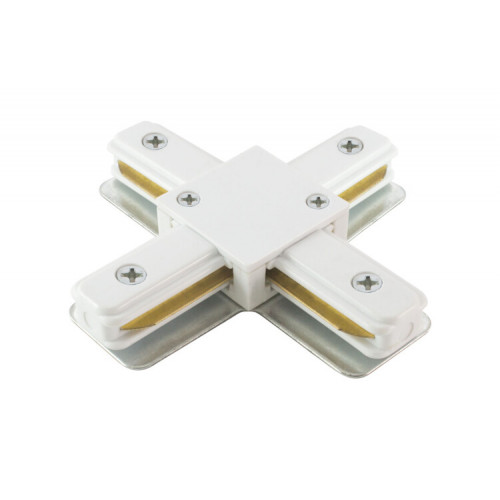 Коннектор для шинопровода осветительного Х-образный TLC-01-WH-X белый | SQ0369-0327 | TDM