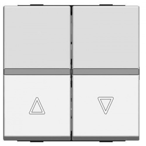 ABB Zenit Альп. белый Выключатель жалюзийный без фиксации (2 мод) | N2244 BL | 2CLA224400N1101 | ABB