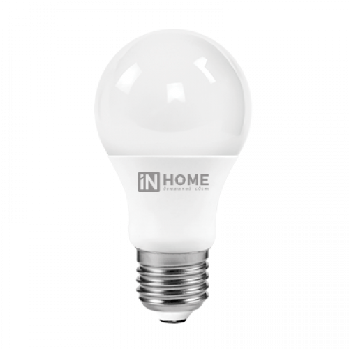 Лампа светодиодная LED-A60-VC 10Вт 230В Е27 4000К 900Лм | 4690612020211 | IN HOME