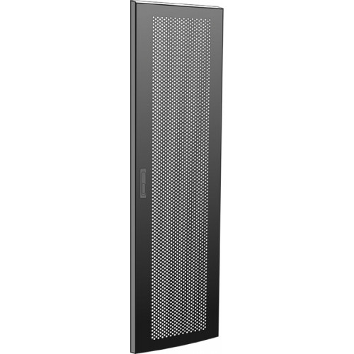 Дверь перфорированная для шкафа LINEA N 28U 600 мм черная | LN05-28U6X-DP | ITK