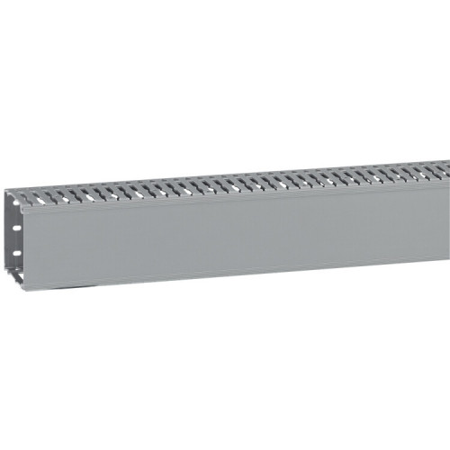 Кабель-канал (крышка + основание) Transcab - 80x80 мм - серый RAL 7030 | 636117 | Legrand
