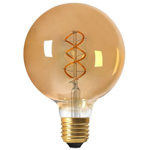 Лампа светодиодная LED Vintage 1906 LED CL GLOBE125 FIL GOLD 25 non-dim 5W/820 E27 | 4058075092136 | Osram