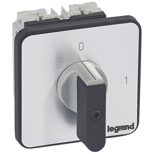 Выключатель - положение вкл/откл - PR 26 - 2П - 2 контакта - крепление на дверце | 027416 | Legrand