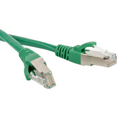 PC-LPM-SFTP-RJ45-RJ45-C6-0.5M-LSZH-GN Патч-корд SF/UTP, экранированный, Cat.6 (100% Fluke Component Tested), LSZH, 0.5 м, зеленый | 264446 | Hyperline