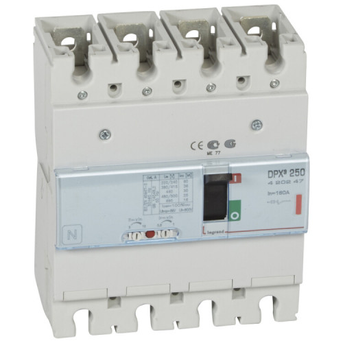 Автоматический выключатель DPX3 250 - термомагнитный расцепитель - 36 кА - 400 В~ - 4П - 160 А | 420247 | Legrand