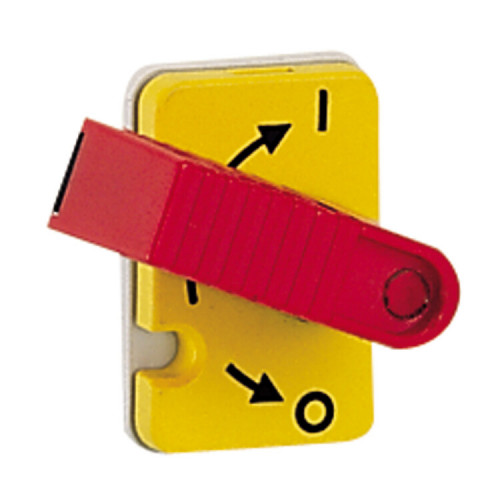 Выключатель-разъединитель Vistop - 32 A - 4П - рукоятка спереди - красная рукоятка / желтая панель | 022302 | Legrand