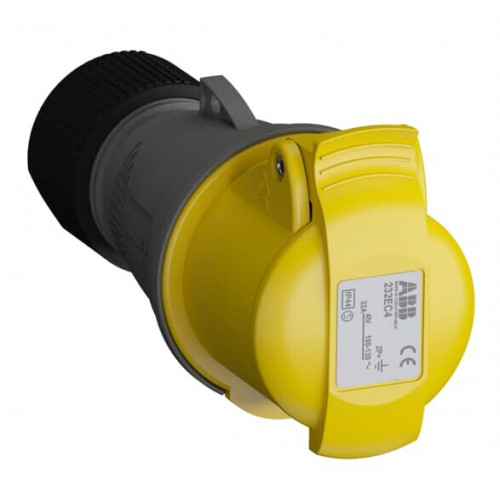 Розетка кабельная Easy&Safe 232EC4,32А,2P+E,IP44,4ч|2CMA102030R1000| ABB