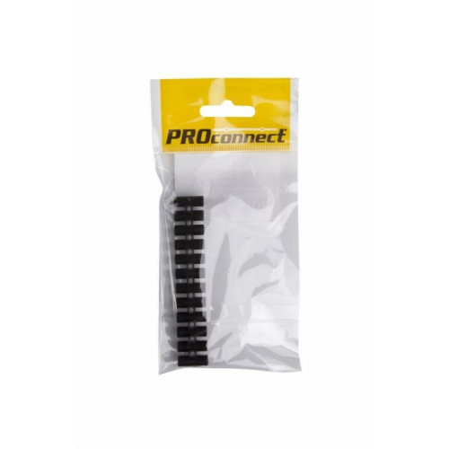 Колодка клеммная КВ-4 3А 4мм PP(полипропилен) черный PROCONNECT Индивидуальная упаковка1 шт | 07-5004-2-9 | PROconnect