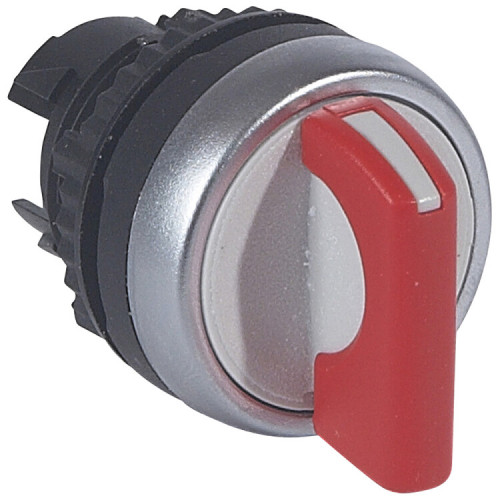 Переключатель с рукояткой - Osmoz - для комплектации - без подсветки - IP 66 - 2 положения с фиксацией - красный | 023905 | Legrand