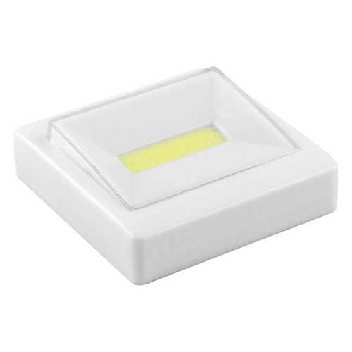 Светильник светодиодный-кнопка FN1206 3W, белый, подсветка, работа от 3 шт ЭП ААА | 23377 | Feron