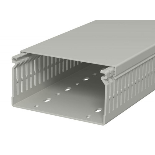 Распределительный кабельный канал LK4 N 60x120x2000 мм (ПВХ,серый) (LK4 N 60120) | 6178213 | OBO Bettermann