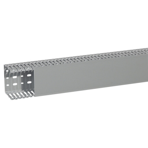 Кабель-канал (крышка + основание) Transcab - 100x80 мм - серый RAL 7030 | 636121 | Legrand