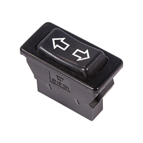 Выключатель (стеклоподъемника) клавишный 12V 20А (5с) (ON)-OFF-(ON) черный | 36-4410 | REXANT