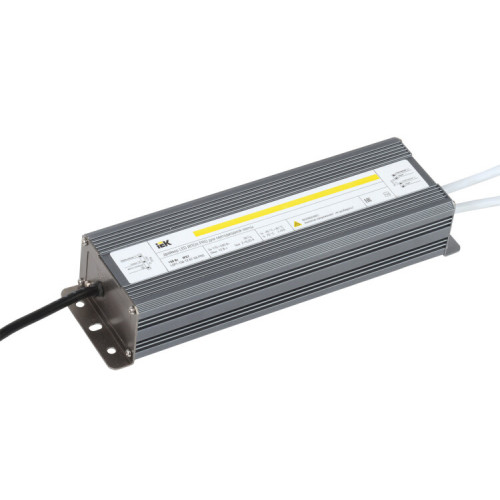 Драйвер для светодиодных лент LED ИПСН-PRO 150Вт 12В IP67 блок-шнуры | LSP1-150-12-67-33-PRO | IEK