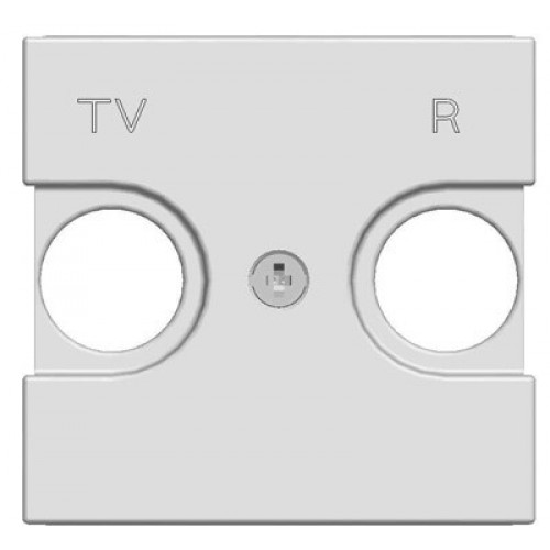 ABB Zenit Альп. белый Накладка для TV-R розетки, (2 мод) | N2250.8 BL | 2CLA225080N1101 | ABB