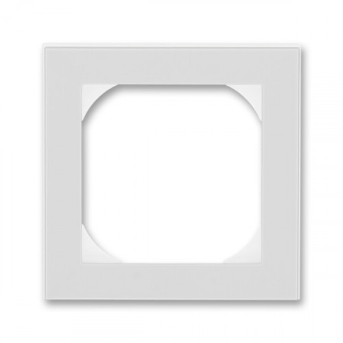 ABB Levit Серый / белый Рамка одинарная 55х55 для механизмов BJE | 3901H-A05510 16 | 2CHH015510A4016 | ABB