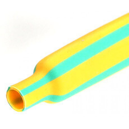 Трубка термоусаживаемая ТУТнг-LS-60/30 желто-зеленая (10м/рул) | 65408 | КВТ