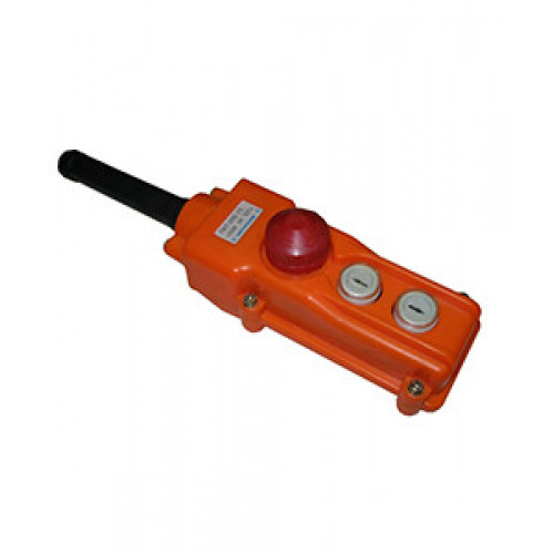 ПКТ-20Б У2, 5А, IP54, кнопка БЛОКИРОВКА с фиксацией (красная), вверх, вниз, пост кнопочный (ЭТ) | ET512631 | Электротехник