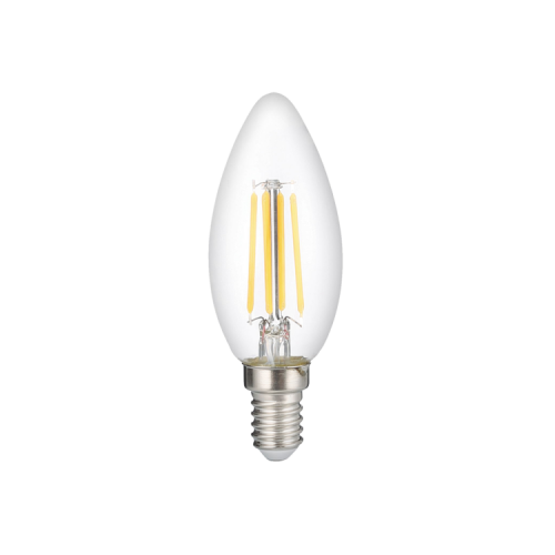 Лампа светодиодная PLED OMNI (филамент) C35 8w E14 3000K CL 230/50 | .5020696 | Jazzway