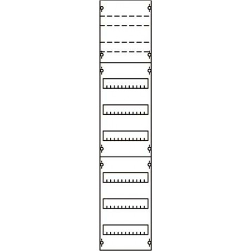 Панель для модульных уст-в 1ряд/8 реек | 1V43KA | ABB